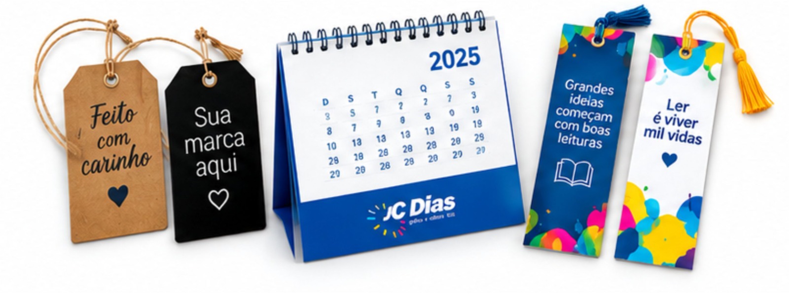 Adesivos e etiquetas impressos pela JC Dias